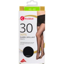 Kruidvat Dots Glans 30 Den Gestippelde Panty