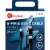 Kruidvat Dual 30W USB-C-naar-8-pin Kabel