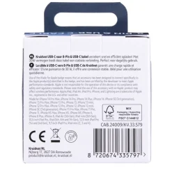Kruidvat Dual 30W USB-C-naar-8-pin Kabel