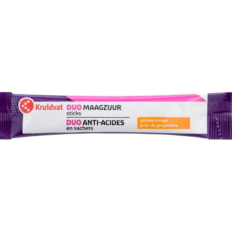 Kruidvat Duo Maagzuur Sticks met Gembersmaak