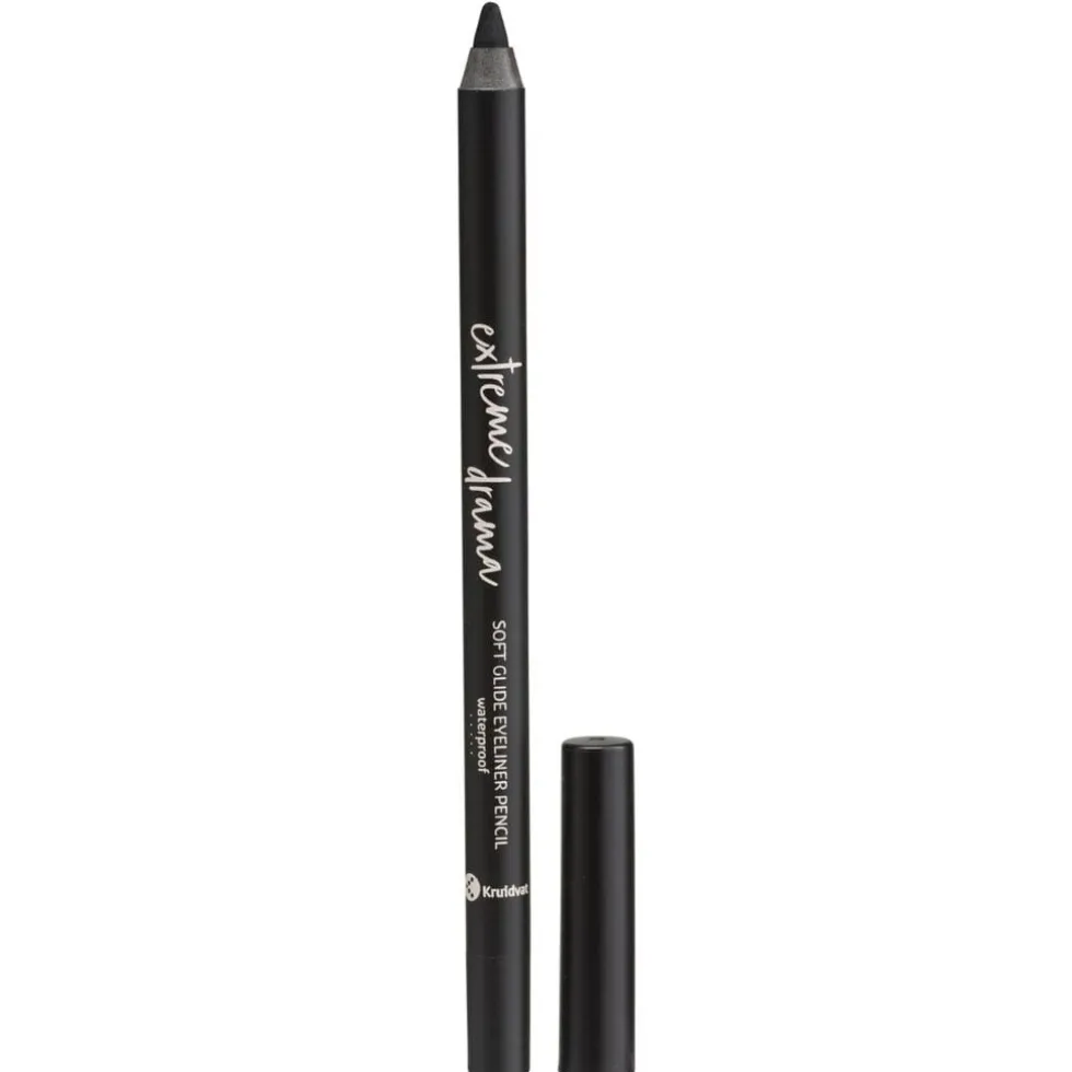 Kruidvat Extreme Drama 010 Wicked Black Soft Glide Waterproof Eyeliner Pencil