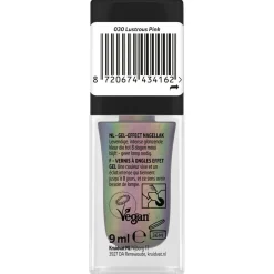 Kruidvat Glass Shine 030 Lustrous Pink Longlasting Gel Color Nagellak