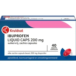 Kruidvat Ibuprofen Liquid Caps 200 mg Capsules