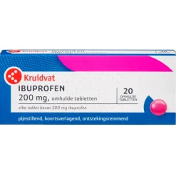 Kruidvat Ibuprofen 200mg Omhulde Tabletten