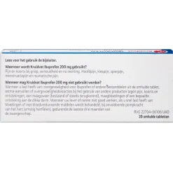 Kruidvat Ibuprofen 200mg Omhulde Tabletten