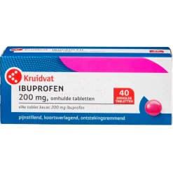 Kruidvat Ibuprofen 200mg Omhulde Tabletten