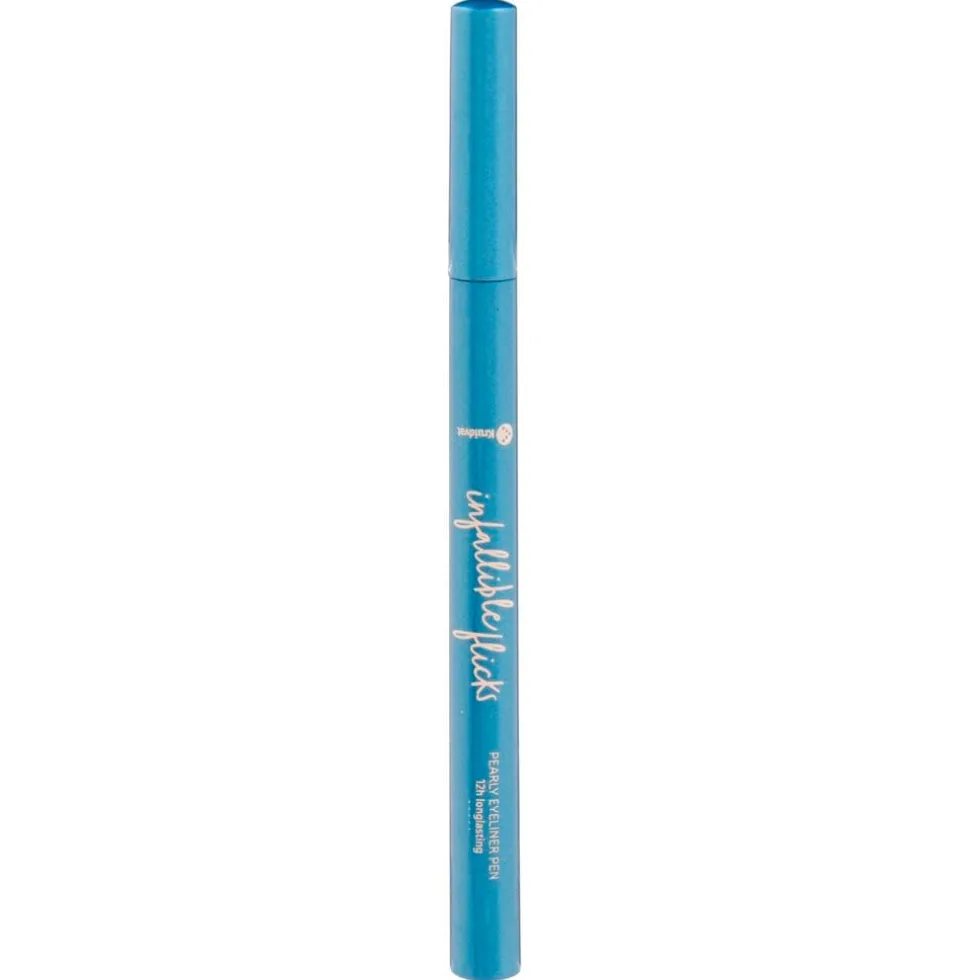 Kruidvat Infallible Flicks 080 Blue Coral Pearly Eyeliner Pen