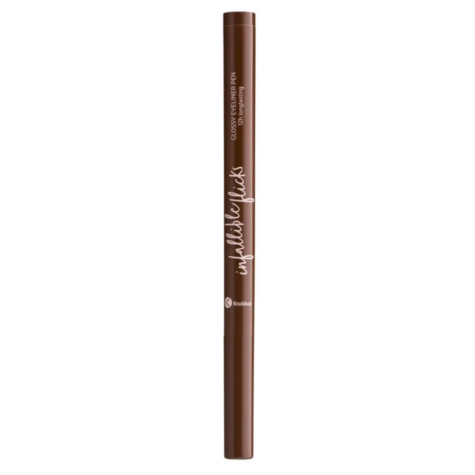 Kruidvat Infallible Flicks 030 Deep Wood Glossy Eyeliner Pen