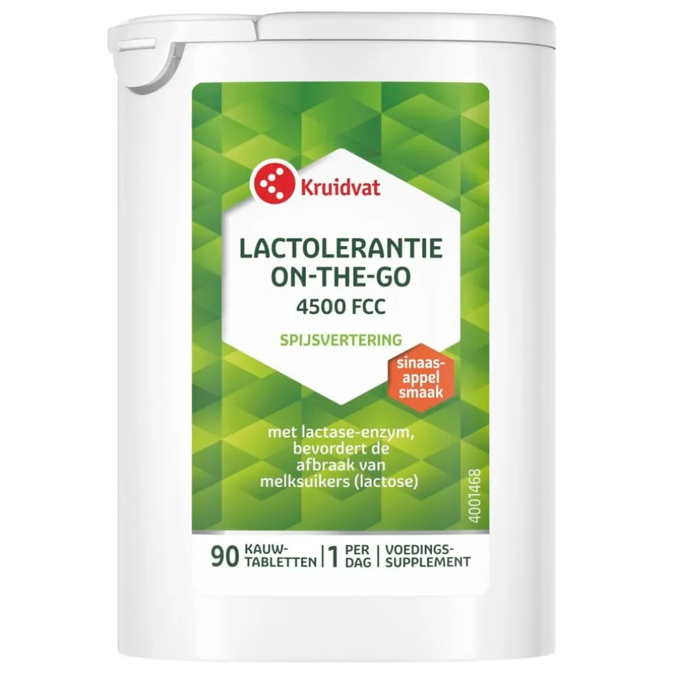 Kruidvat Lactolerantie On The Go Kauwtabletten