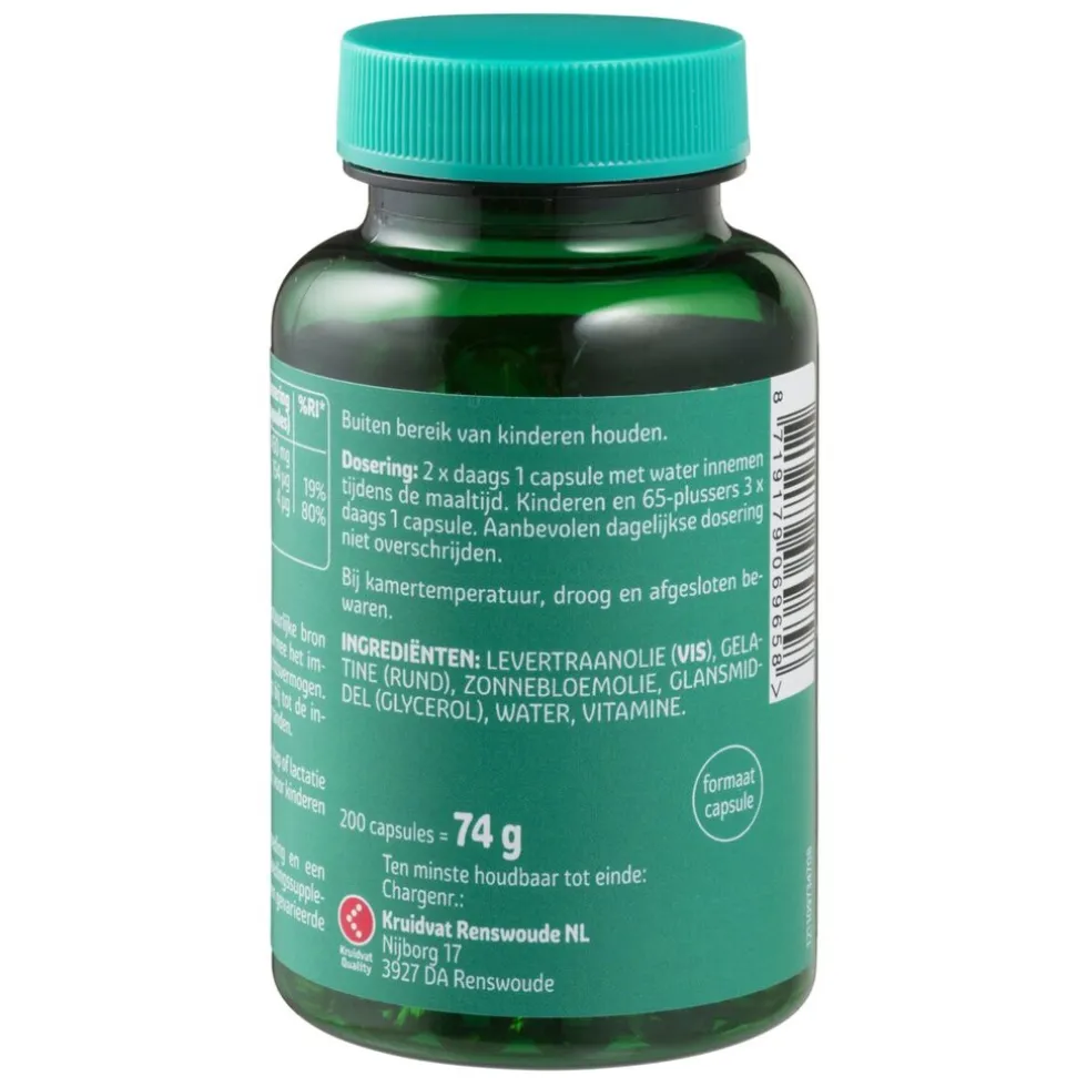 Kruidvat Levertraan Capsules