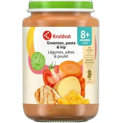 Kruidvat 8+M Bio Groenten, Pasta & Kip Maaltijd