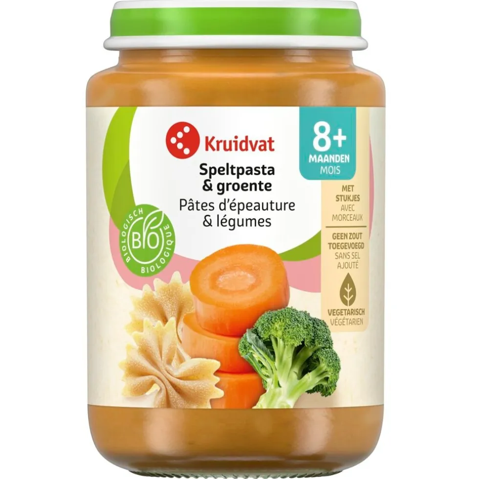 Kruidvat 8+M Bio Speltpasta & Groente Maaltijd