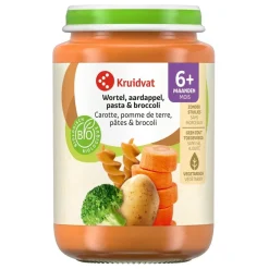 Kruidvat 6+M Bio Wortel, Aardappel, Pasta & Broccoli Maaltijd
