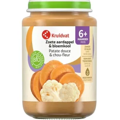 Kruidvat 6+M Bio Zoete Aardappel & Bloemkool Maaltijd