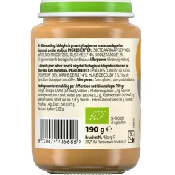 Kruidvat 6+M Bio Zoete Aardappel & Bloemkool Maaltijd