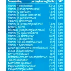 Kruidvat Magnesium Multi A-Z Tabletten