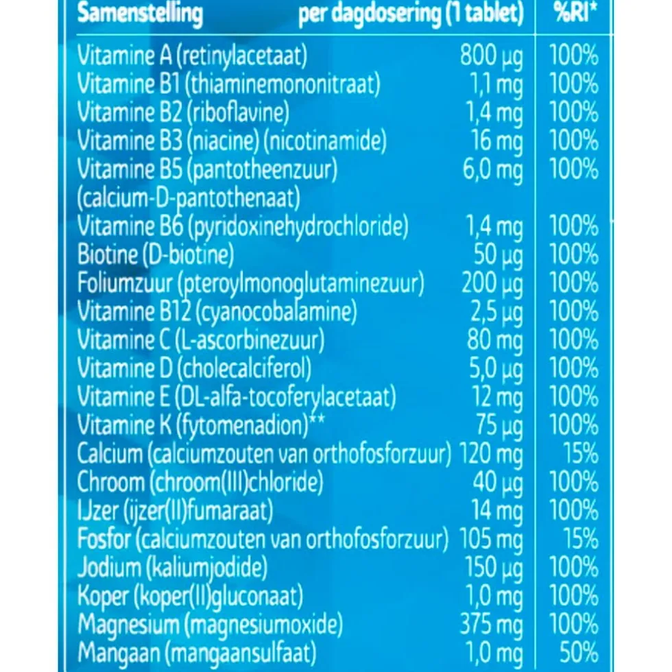 Kruidvat Magnesium Multi A-Z Tabletten
