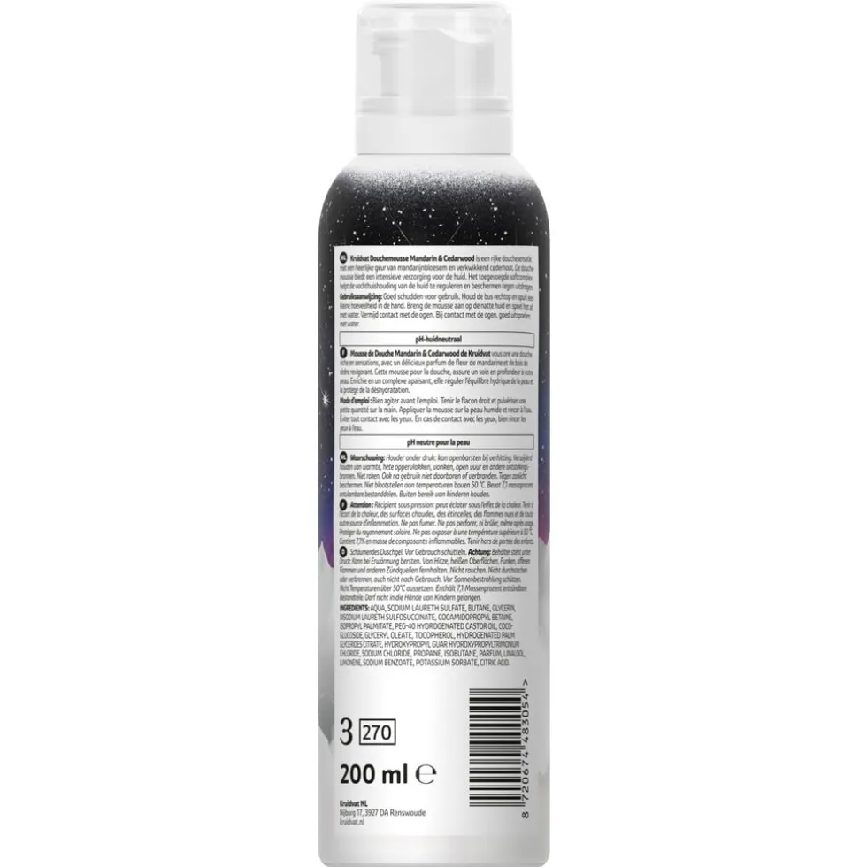 Kruidvat Mandarin & Cederwood Douchefoam