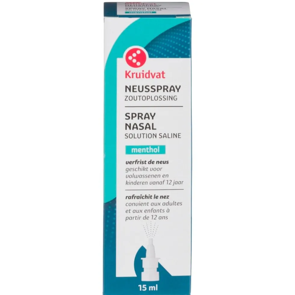 Kruidvat Menthol Zoutoplossing Neusspray