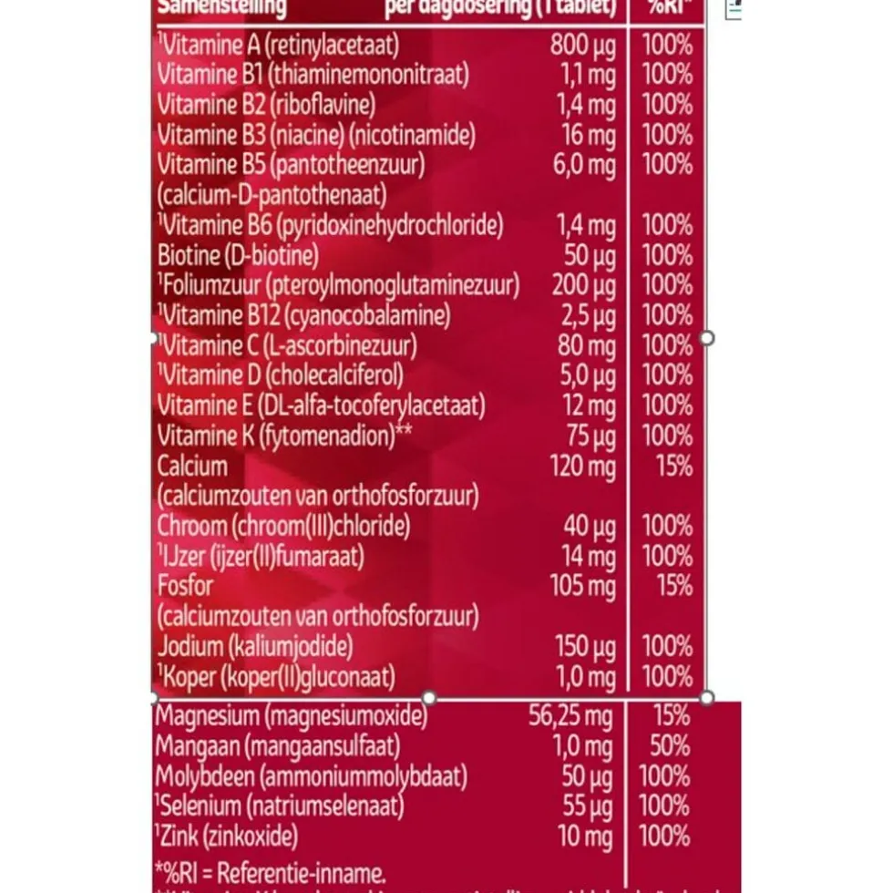 Kruidvat Multi A-Z Compleet Tabletten