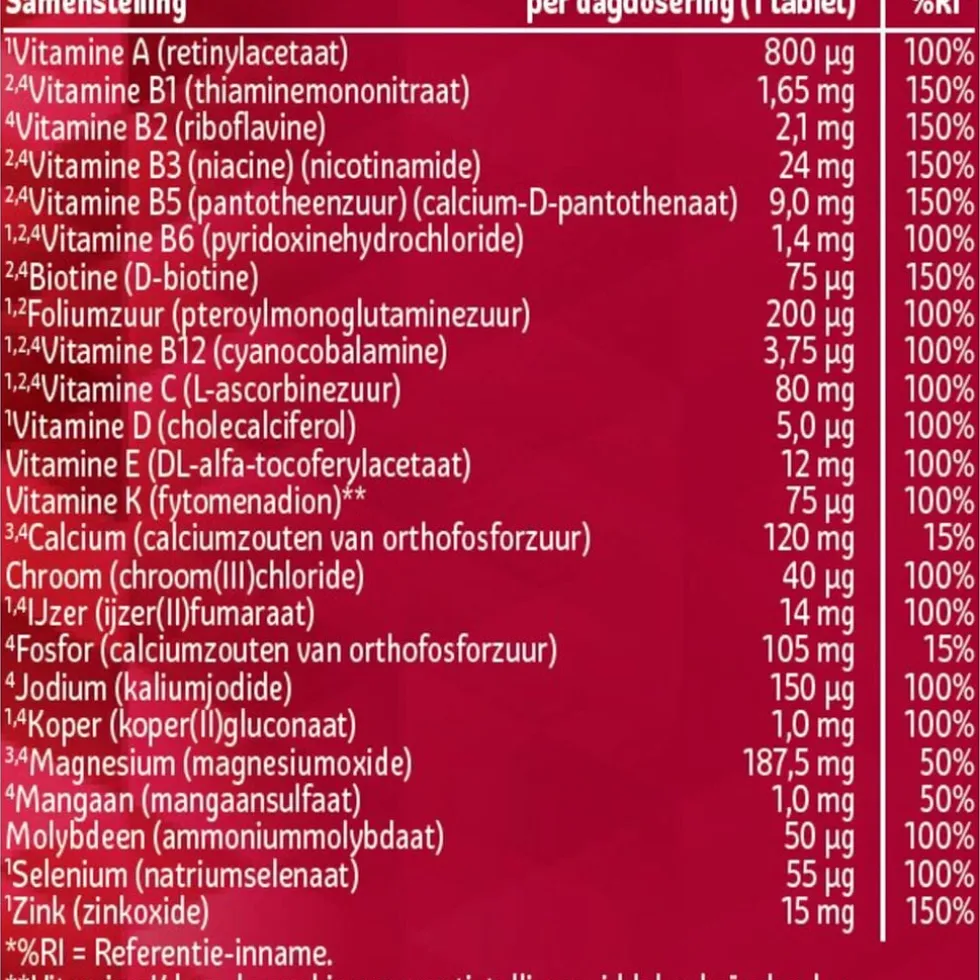 Kruidvat Multi A-Z Man Tabletten