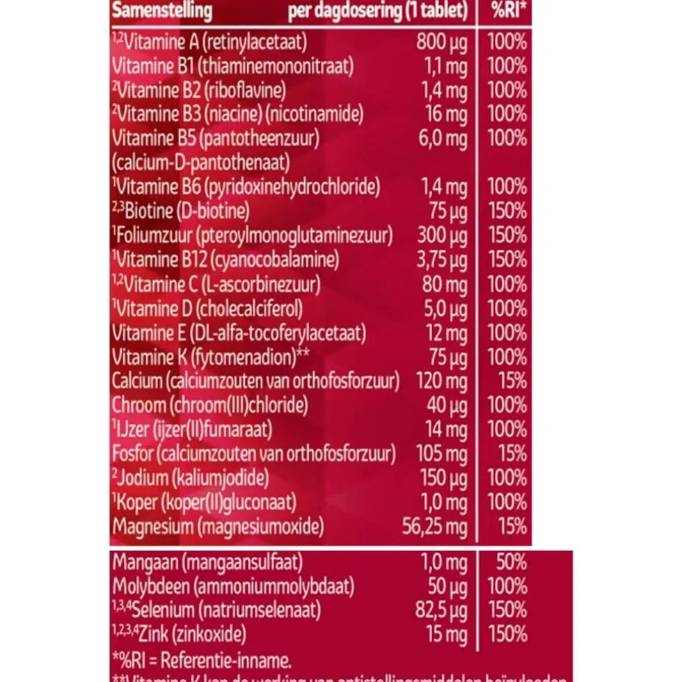 Kruidvat Multi A-Z Vrouw Tabletten