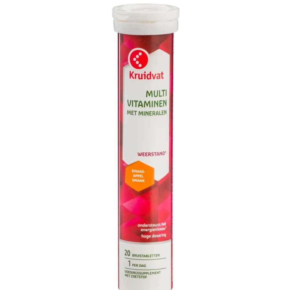 Kruidvat Multivitaminen & Mineralen Extra Sterk Bruistabletten