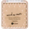 Kruidvat Need No More 028 Medium Biscuit Prime, Color & Finish Powder Foundation