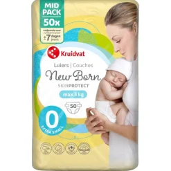 Kruidvat NewBorn Extra Small Maat 0 Luiers Midpack