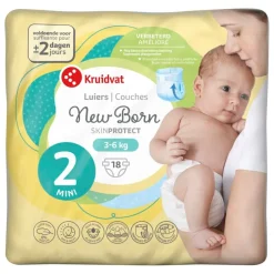 Kruidvat NewBorn Mini Maat 2 Luiers Smallpack