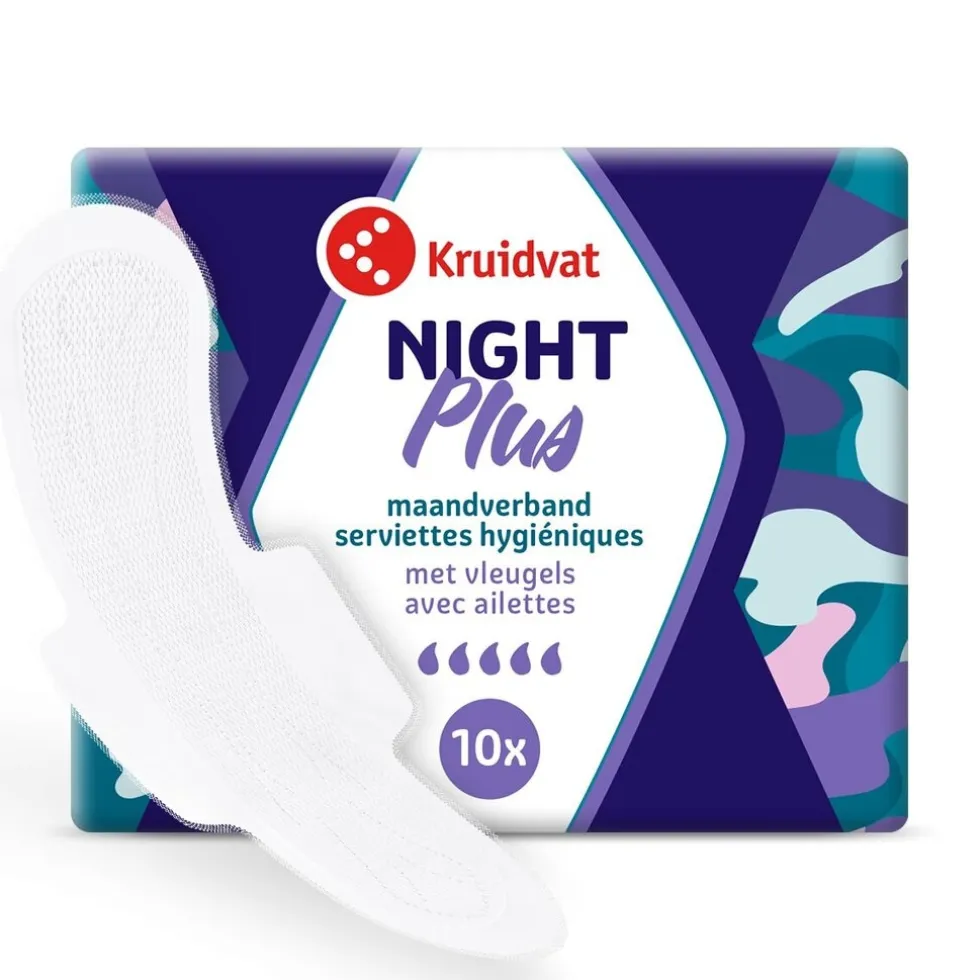 Kruidvat Night Plus Ultra Maandverband