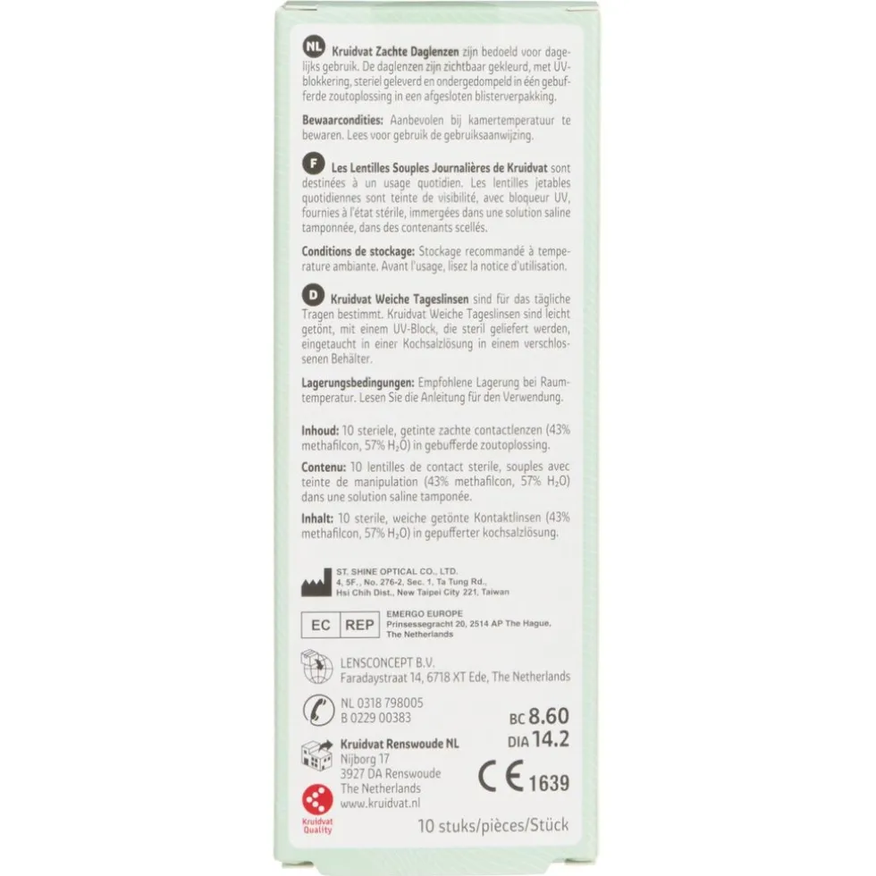 Kruidvat Opticare -4.00 Zachte Daglenzen