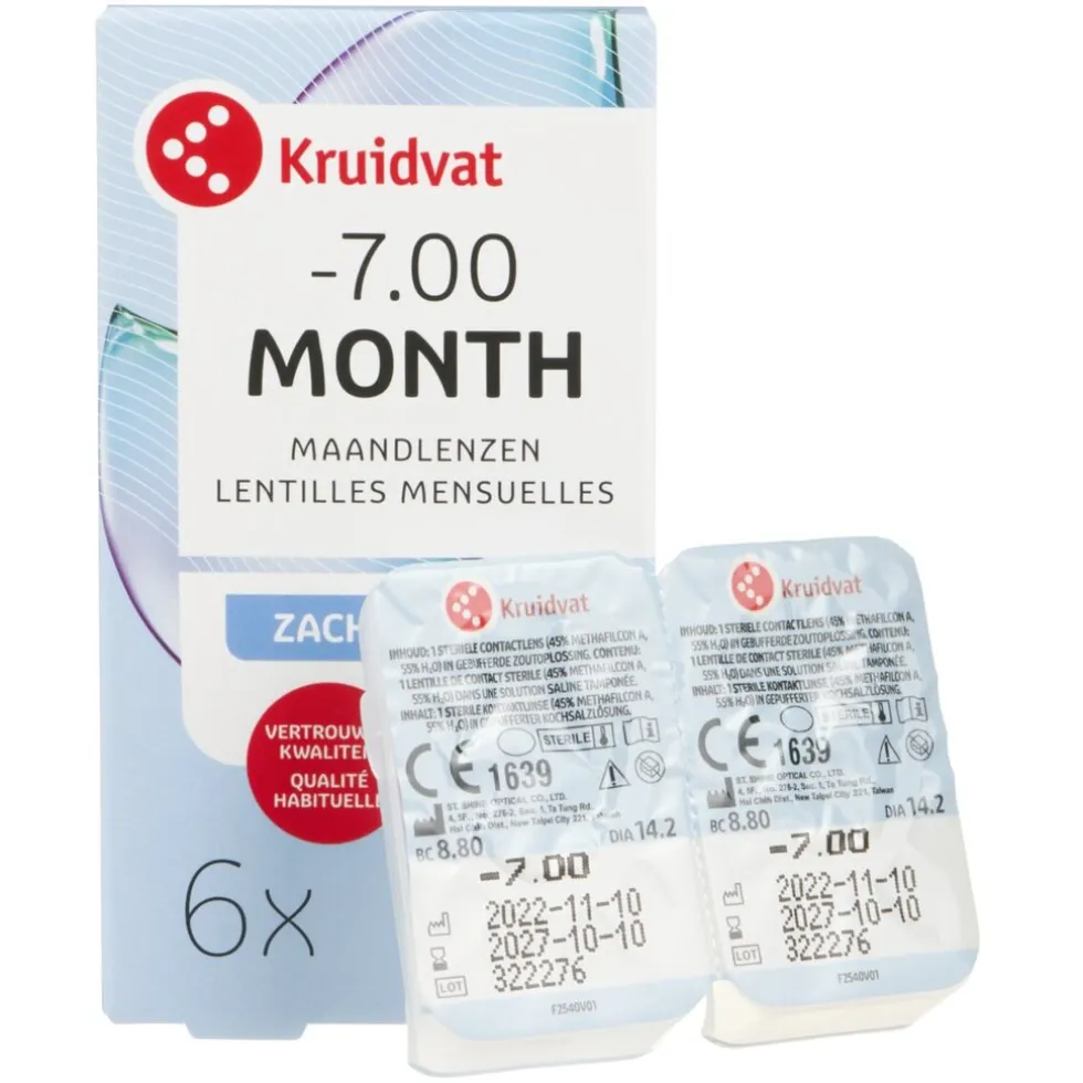 Kruidvat Opticare -7.00 Zachte Maandlenzen