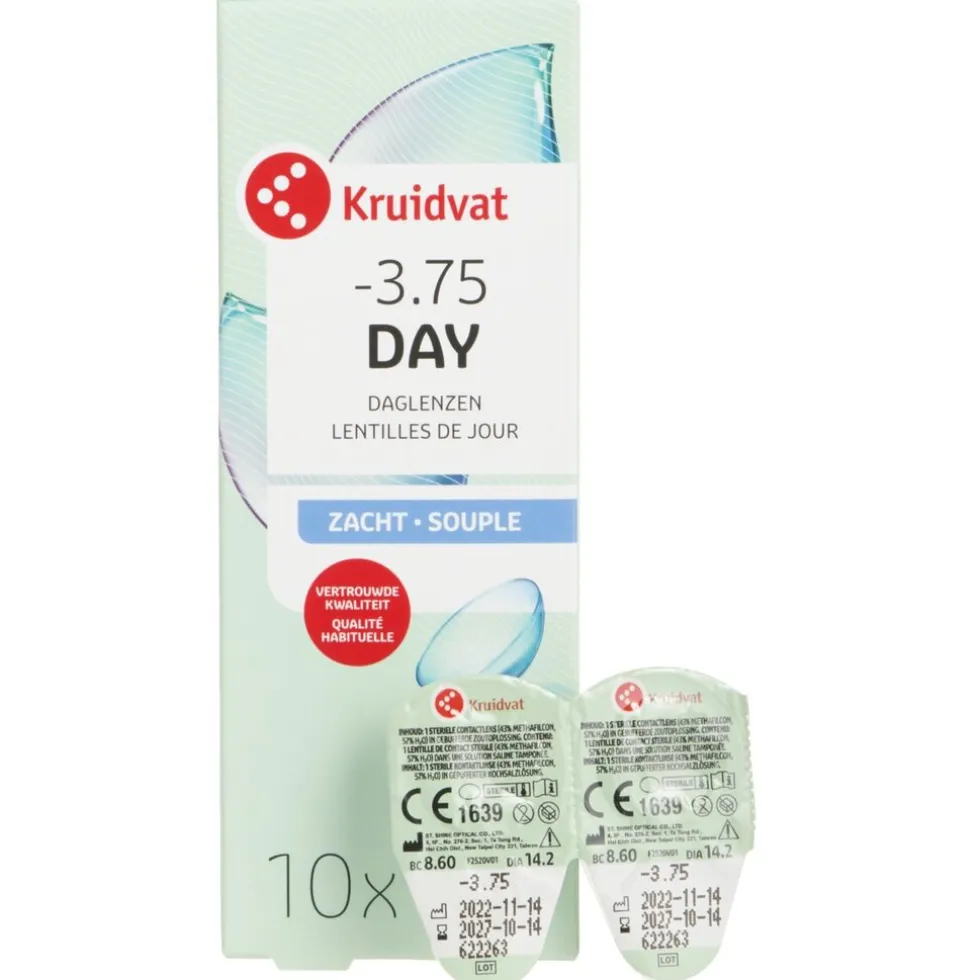 Kruidvat Opticare -3.75 Zachte Daglenzen