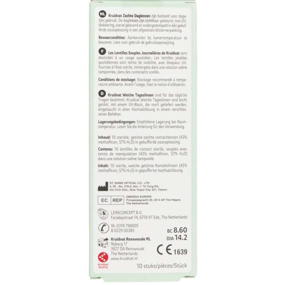 Kruidvat Opticare -7.00 Zachte Daglenzen