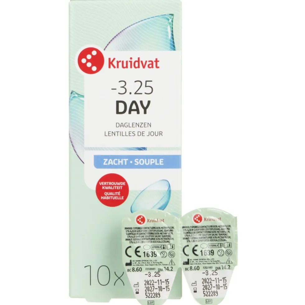 Kruidvat Opticare -3.25 Zachte Daglenzen