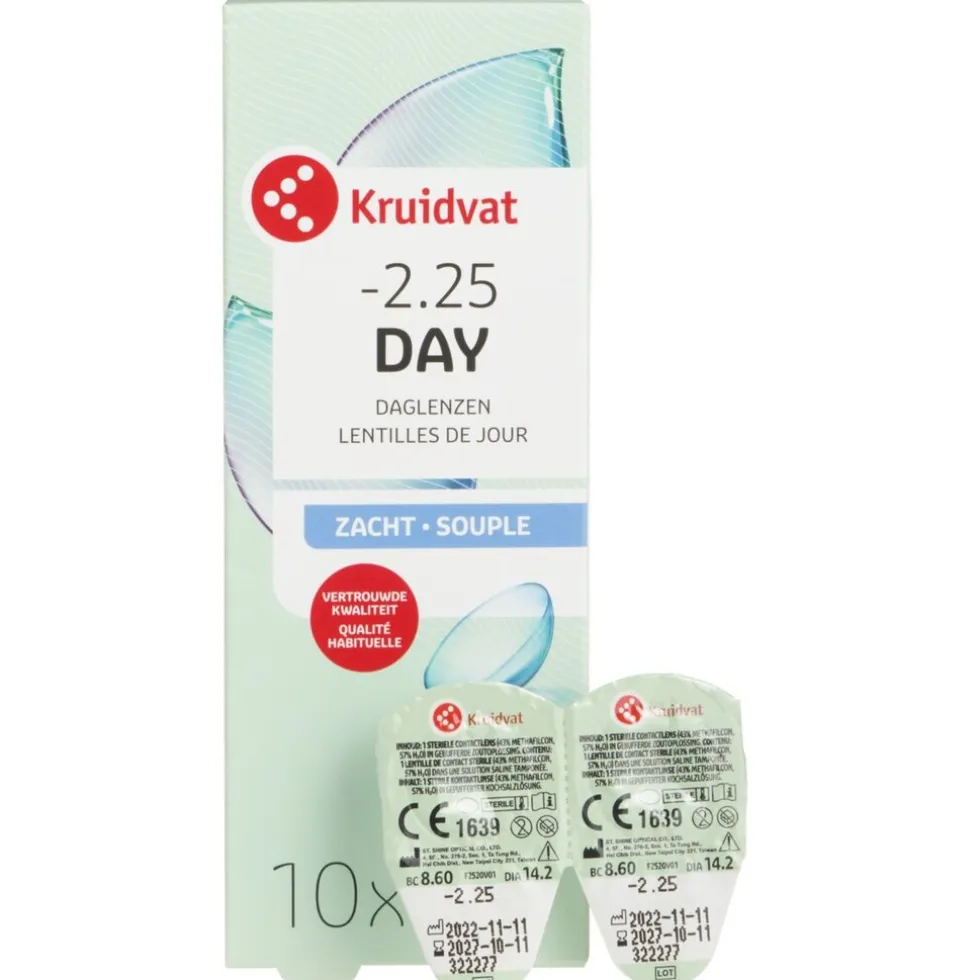 Kruidvat Opticare -2.25 Zachte Daglenzen