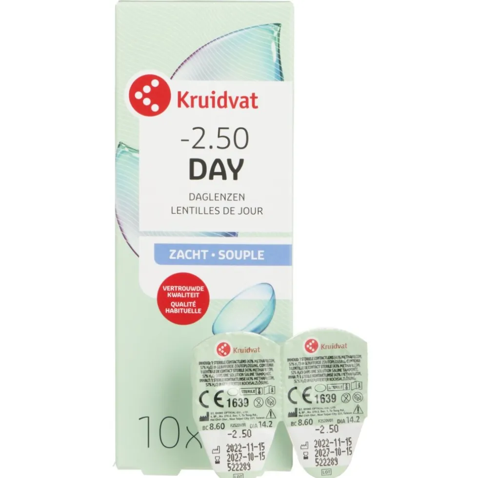 Kruidvat Opticare -2.50 Zachte Daglenzen
