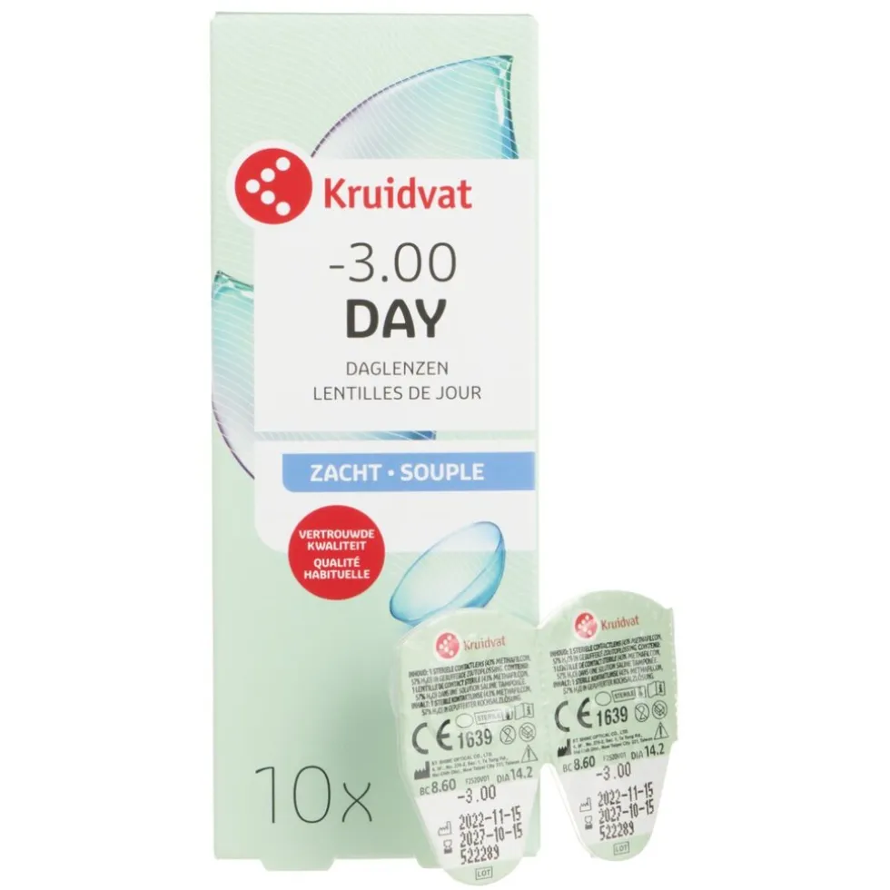 Kruidvat Opticare -3.00 Zachte Daglenzen