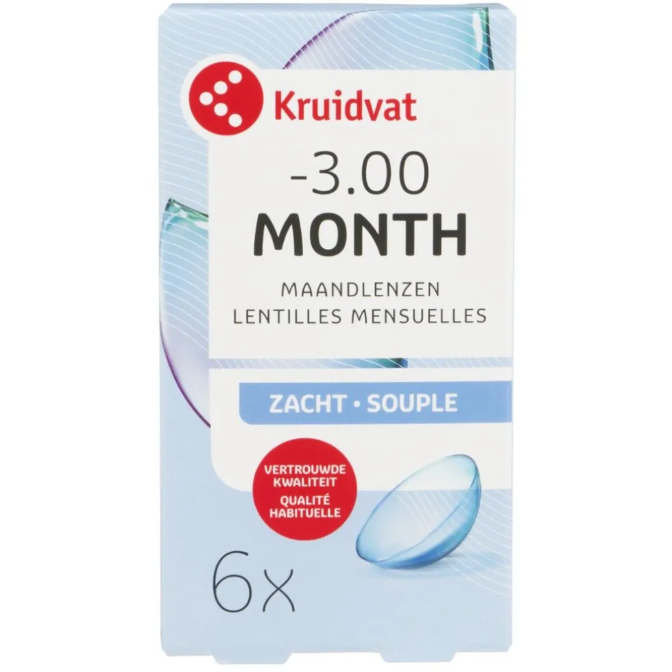 Kruidvat Opticare -3.00 Zachte Maandlenzen