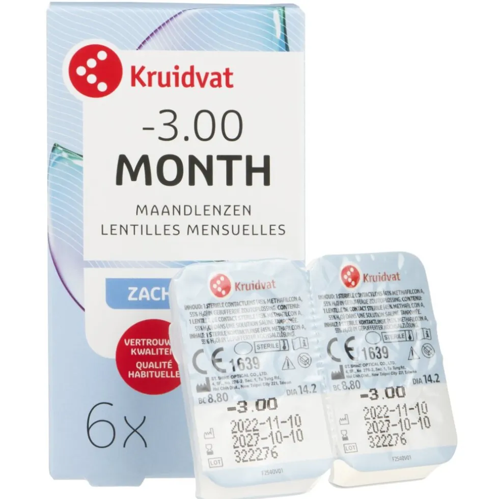 Kruidvat Opticare -3.00 Zachte Maandlenzen