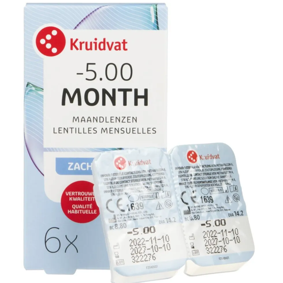 Kruidvat Opticare -5.00 Zachte Maandlenzen