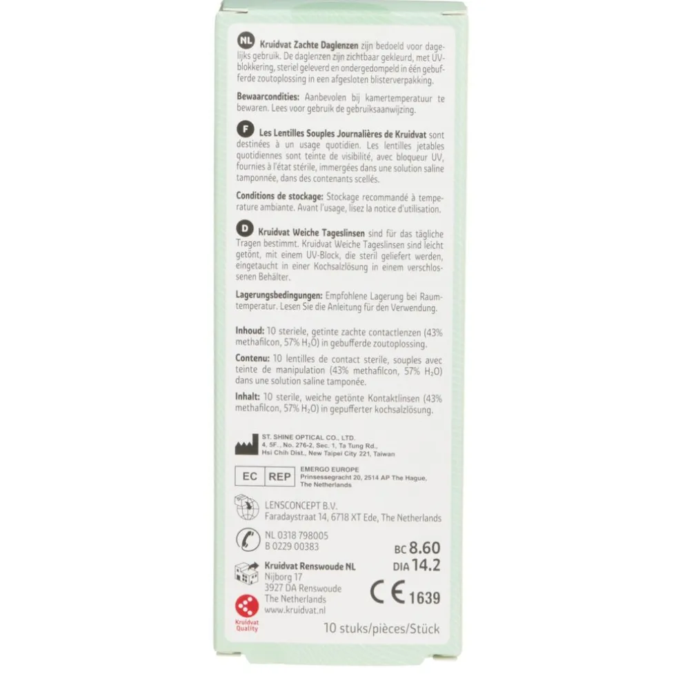 Kruidvat Opticare -2.75 Zachte Daglenzen
