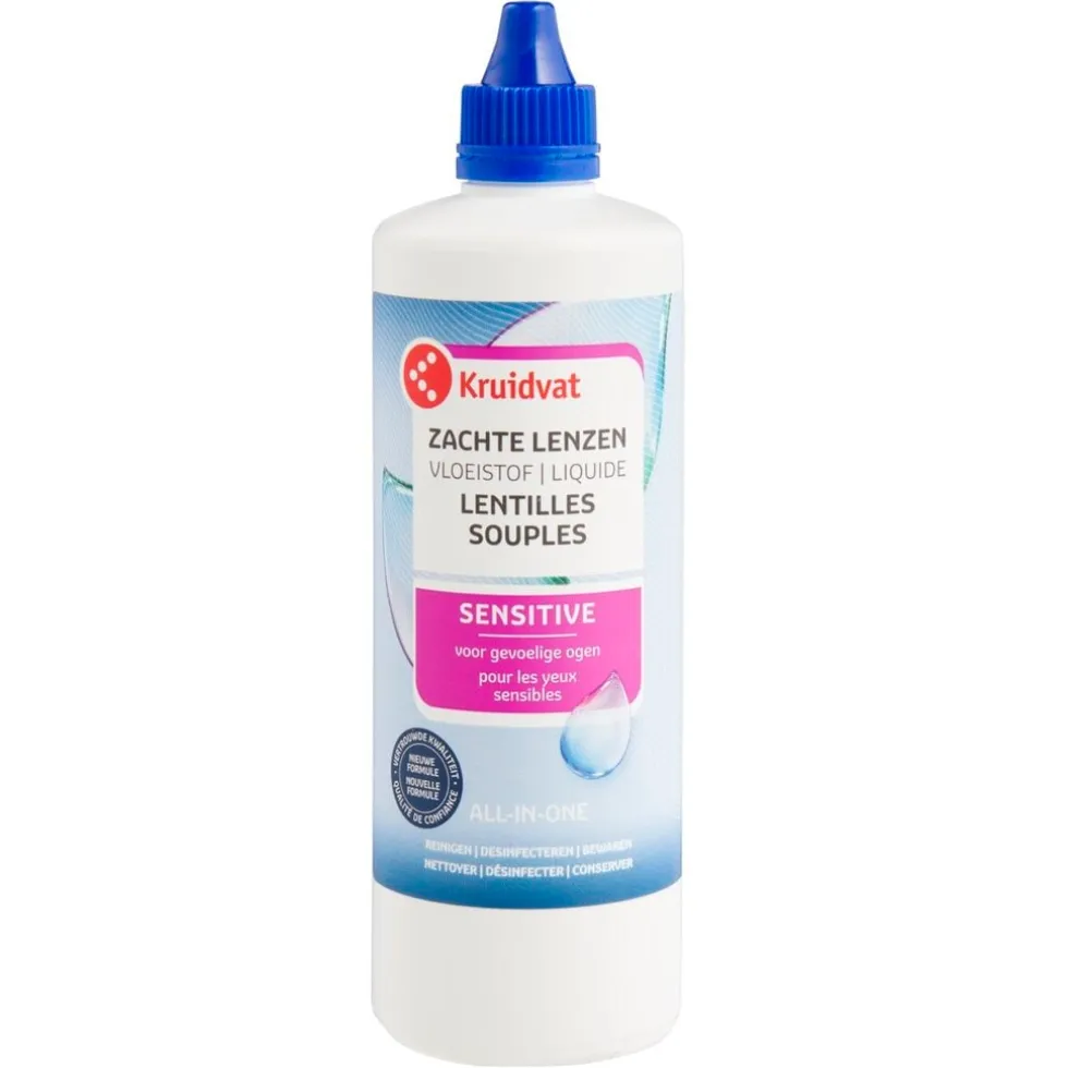 Kruidvat Opticare Sensitive Zachte Lenzen All-In-One Lenzenvloeistof