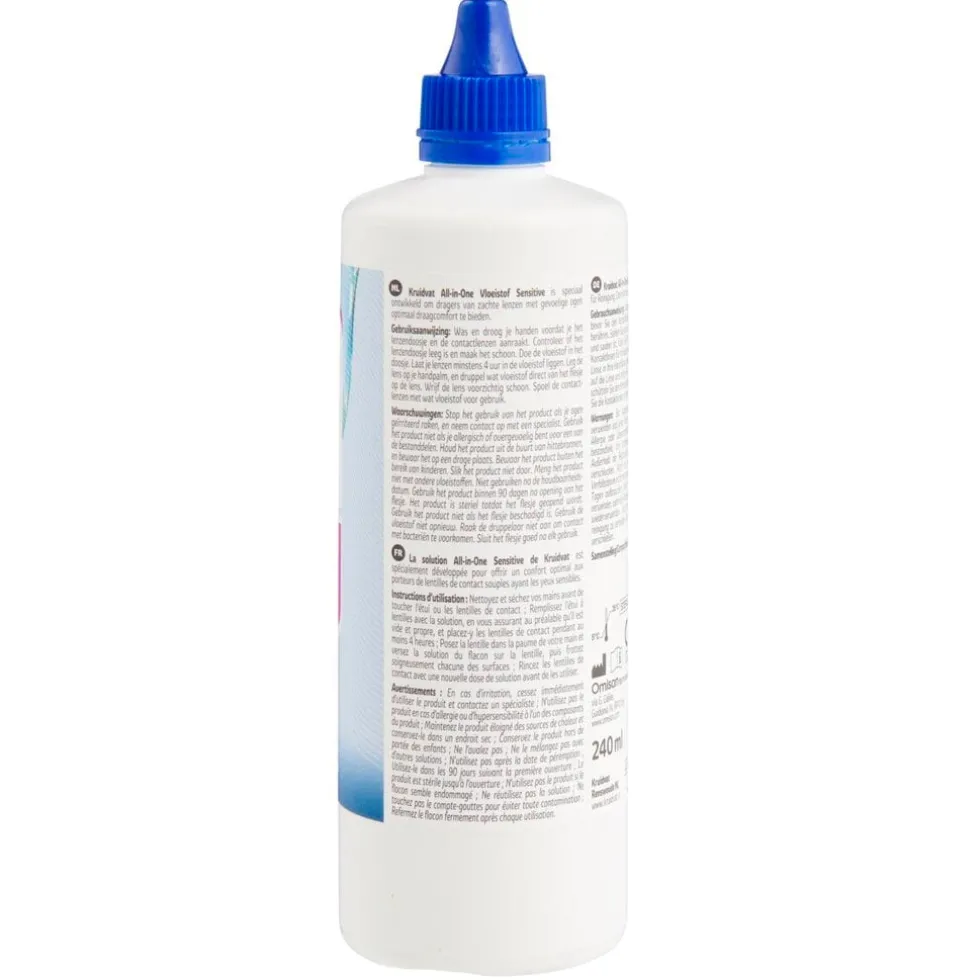 Kruidvat Opticare Sensitive Zachte Lenzen All-In-One Lenzenvloeistof