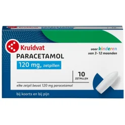 Kruidvat Paracetamol 120mg Zetpillen