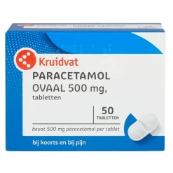 Kruidvat Paracetamol Ovaal 500mg Tabletten