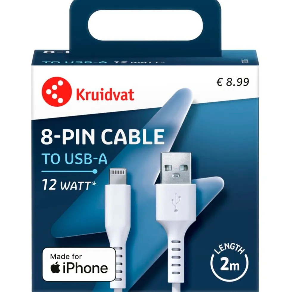 Kruidvat 8-pin Oplaadkabel