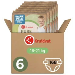 Kruidvat Pure & Soft Maat 6 Luiers Volumedoos