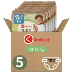 Kruidvat Pure & Soft Maat 5 Luiers Volumedoos